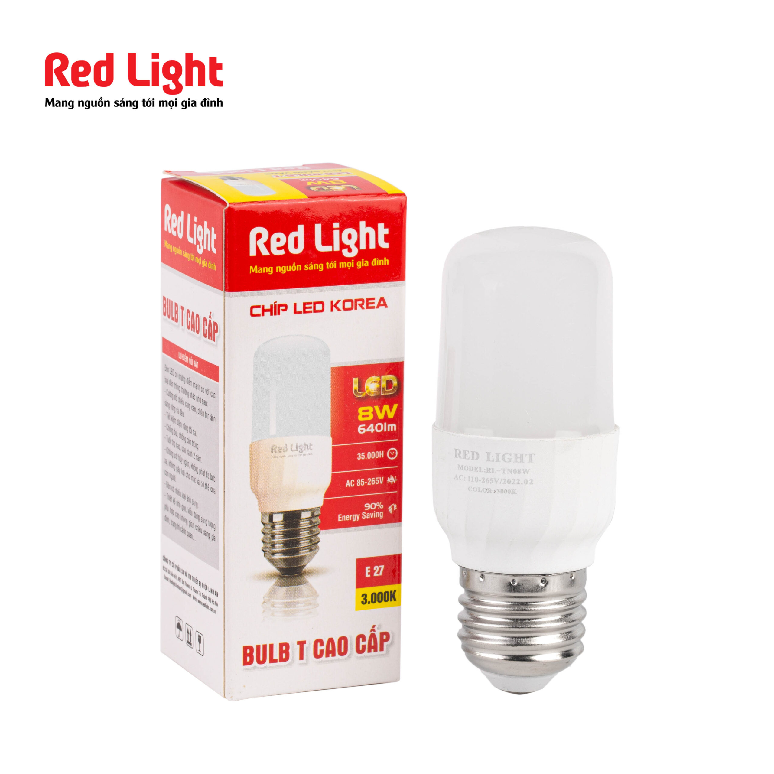 LED TRU NHỎ 8W RED LIGHT